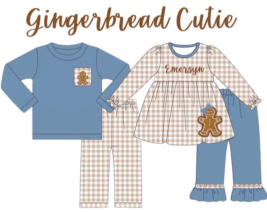 Gingerbread Cutie Pant set