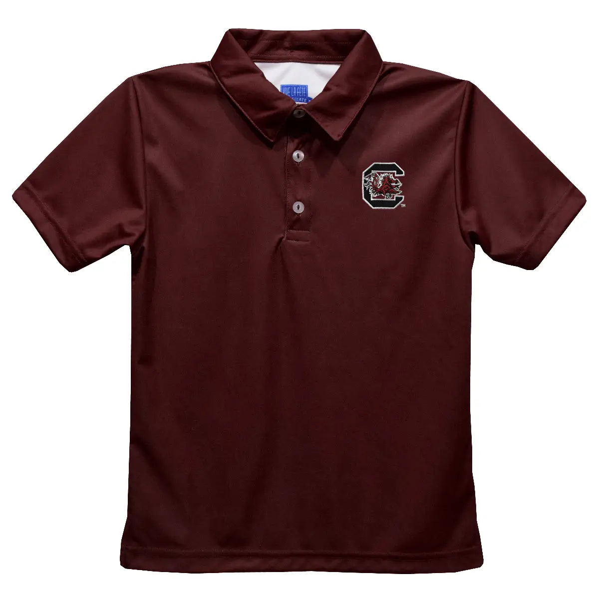 South Carolina Gamecocks Embroidered Maroon Polo Shirt