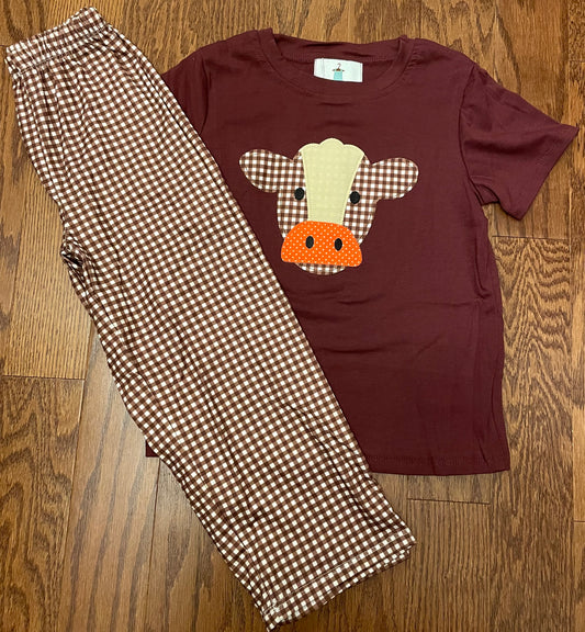 Cow boys pant set