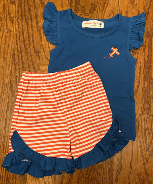 Girls Airplane short set