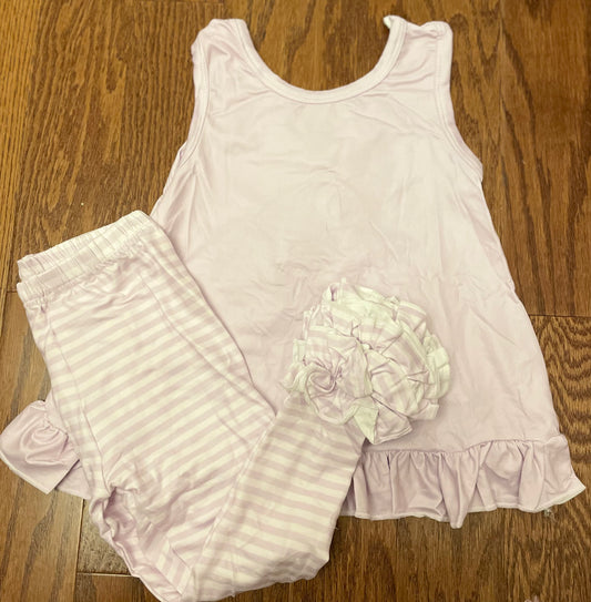 Spring, purple, Swingback pant set