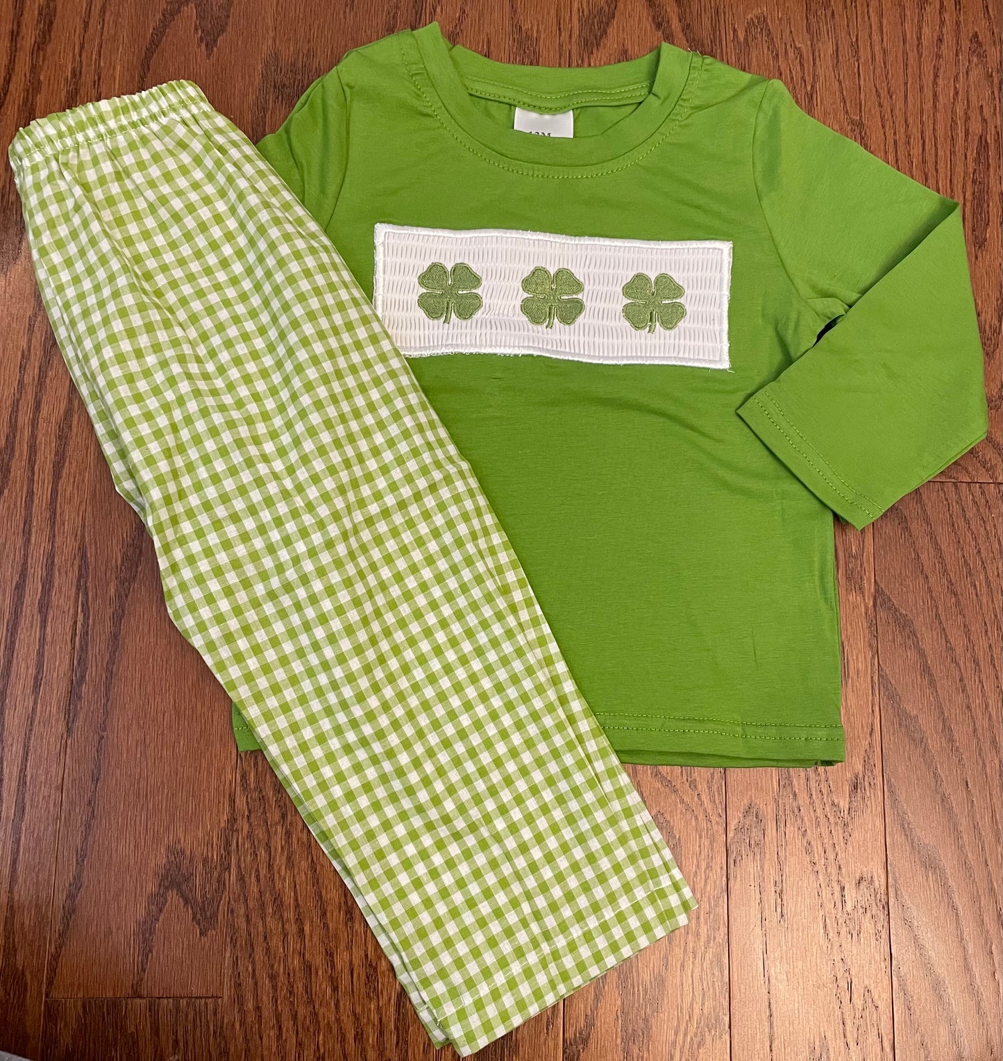 Embroidered Clover Boys Pant set