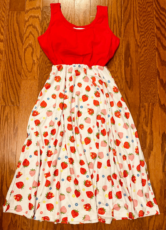 Strawberry colors women’s dress