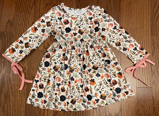 Floral ribbon dress